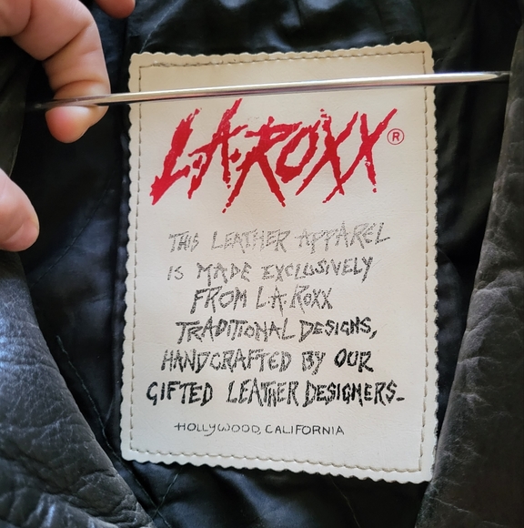 L.A. Roxx painted leather jacket - Picture 4 of 4